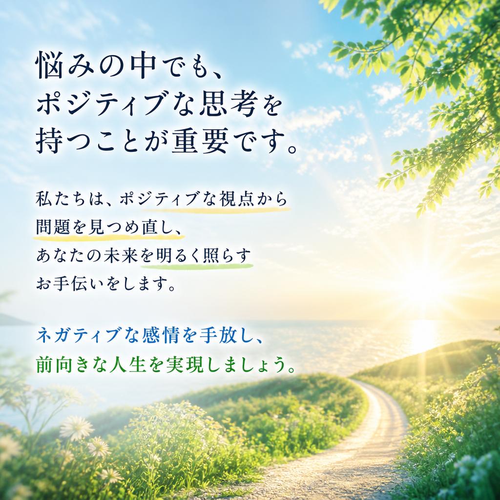 ポジティブ思考で未来を変える