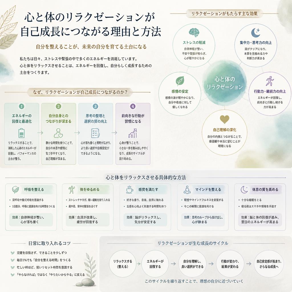 リラクゼーションの重要性