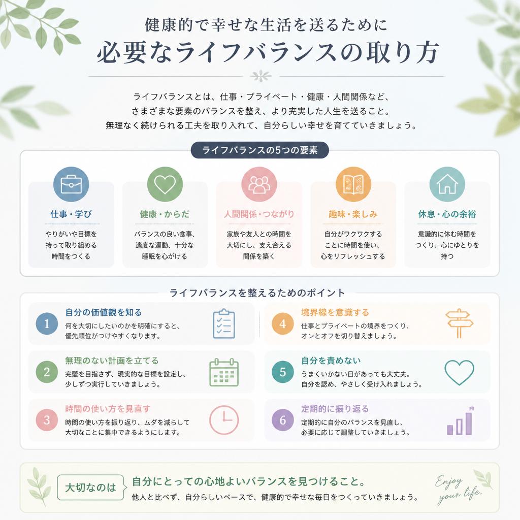 ライフバランスを整える